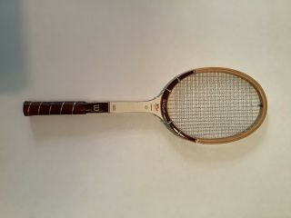 Wilson Vintage Wood Tennis Racket Butch Buchholz Speed Flex Fibre Face
