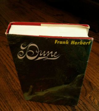 Dune by Frank Herbert,  bookclub edition HC with good DJ Chilton 1st 2