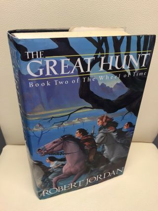 Robert Jordan The Great Hunt 1st Uk Edition 1991 Book 2 Wheel Of Time