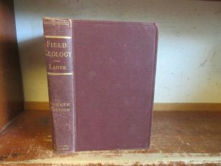 Old Field Geology Book Rock Topography Surveying Mining Geography Mountain Soil