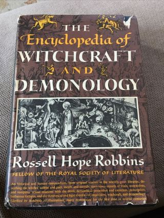 The Encyclopedia Of Witchcraft And Demonology Rossell Hope Robbins 1959 Bce Dj