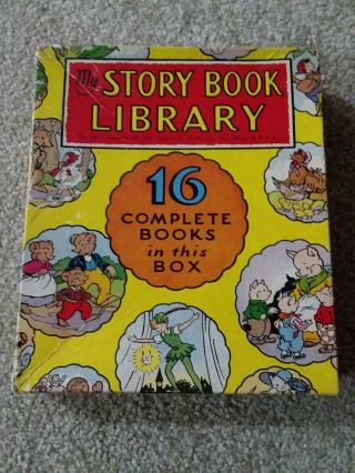 Vintage My Story Library - 16 Books - Sambo,  Cinderella,  Peter Pan & More