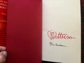 Bill Clinton James Patterson Signed Book The Presidents Daughter.  My Last One