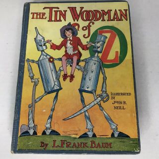The Tin Woodman Of Oz - Copyright 1918 - L Frank Baum,  288 Pages