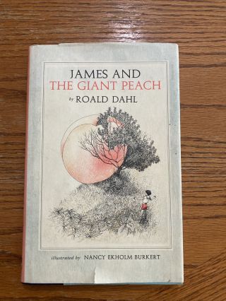 1st Edition James And The Giant Peach 1961 W/dust Jacket