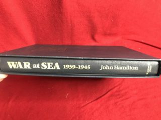 War At Sea By John Hamilton With Slipcase - Signed