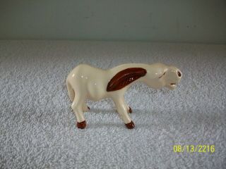 Vintage Shawnee Pottery Miniature Donkey / Mule 4 1/2 