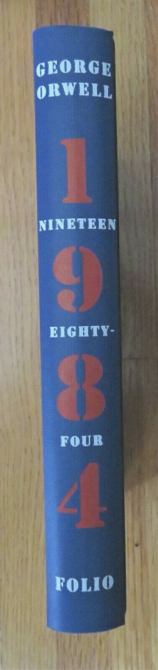 George Orwell: " Nineteen Eighty - Four " Folio Society,  2nd Printing,  No Slipcase