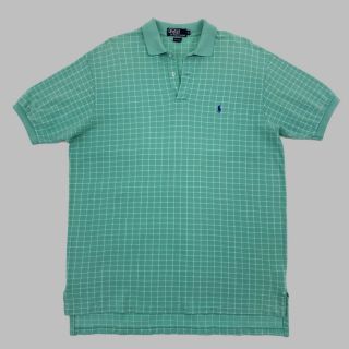 VTG Polo Ralph Lauren Men’s Polo Shirt Size XL Made in USA Teal 2