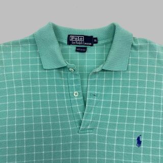 VTG Polo Ralph Lauren Men’s Polo Shirt Size XL Made in USA Teal 3