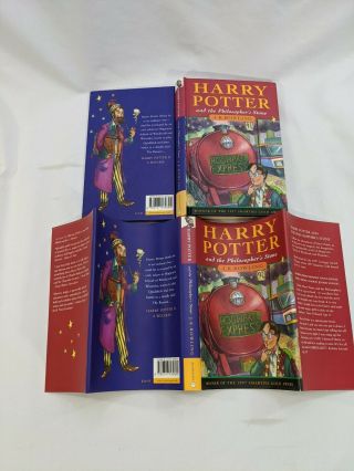 1st Canadian Edition,  4th Print Harry Potter and the Philosopher ' s Stone HC 2
