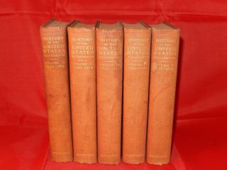 1903 History Of The United States Illustrated Volumes 1 - 5