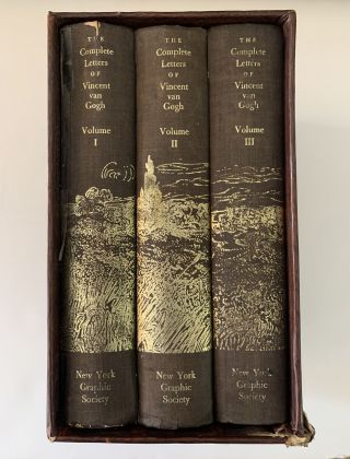 The Complete Letters Of Vincent Van Gogh 3 Vol York Graphic Society 1959 2nd