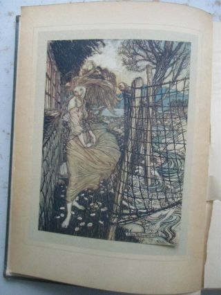 Undine by De La Motte Fouque Illus.  by Arthur Rackham,  1909 Hardcover 3