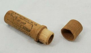 Vintage Wooden Tube Style Sewing Needles Case Pin/needle Case Storage Holder
