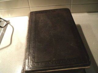 Antique Bible 1846 Leather Bound And Only Licensed For 2100 Copies Worldwide