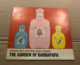 Very Rare Vintage 1974 The Garden Of Barbapapa English Text Tison/taylor Great