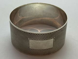 Solid Silver 925 Hallmarked " Napkin Ring " Birmingham 1911 William Adams Ltd
