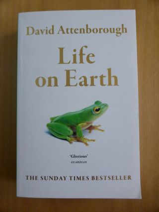 David Attenborough Life On Earth Signed Bookplate Paperback
