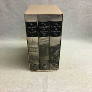 The Campaigns Of Napoleon By David G.  Chandler - Folio Society - 3 Volume Set