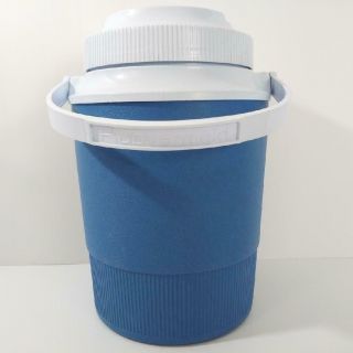 Vtg Rubbermaid Gott Blue 1/2 Gal Water Cooler Beverage Jug Very Good Cond 1502