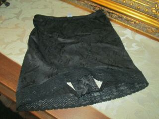 Vtg Flexees Second Skin Satin Half Slip Skirt Shaper Panties Size Large Lingerie