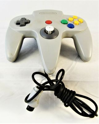 Nintendo 64 Controller Gray Nus - 005 N64 Oem Equipment Vintage