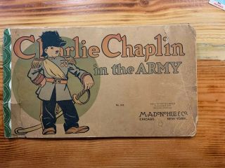 Charlie Chaplin In The Army No.  318 By J.  Keeley 1917 M.  A.  Donohue & Co.