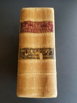 Webster’s International Dictionary Of The English Language 1920 Edition