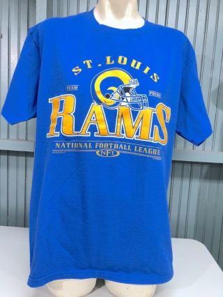 Vtg St.  Louis Los Angeles Rams Nfl 1993 Lee Sport Large T - Shirt