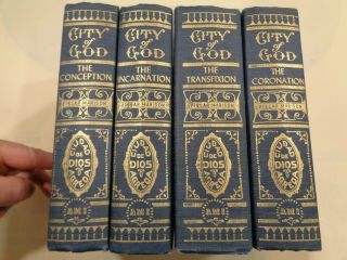 Mystical City Of God 1988 Complete 4 Volume Set Fiscar Marison Catholic