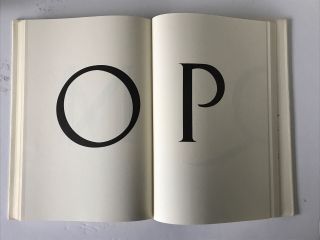A Constructed Roman Alphabet Goines Typography 1982