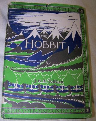 Vintage The Hobbit Book W Dust Jacket 1997 J R R Tolkien