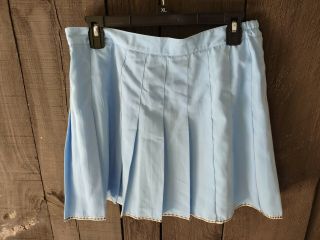 Vintage Tail Blue Tennis Skirt - Pleated - Ladies Size 14