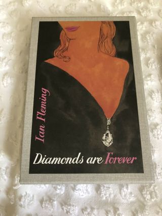 Diamonds Are Forever IAN FLEMING FEL FIRST EDITION LIBRARY BOOK w SLIPCASE 3
