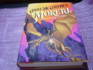 Moreta: Dragonlady Of Pern By Anne Mccaffrey 1st Ed Signed By Author & Artist Mi