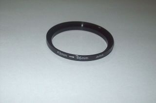 Vintage 43 - 46mm Step Up Filter Ring Made In Japan -
