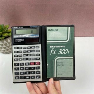 Vintage Casio Fx 300v Scientific Calculator