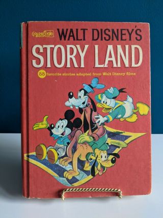 Vintage Walt Disney’s Story Land 1976 A Golden Book 55 Favorite Stories Vtg Cute