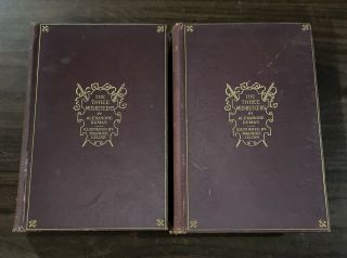The Three Musketeers,  2 Volumes,  Alexandre Dumas,  1894