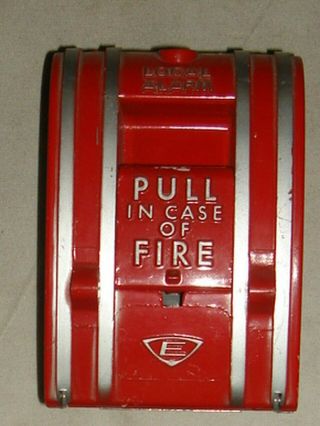 Edwards 270 Local Fire Alarm Pull Station (no Breakglass) Vintage