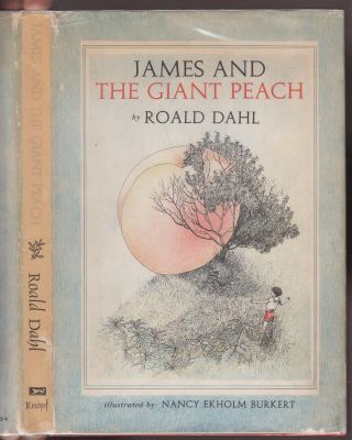 1961 Hc Dj First Edition 2nd Issue James Giant Peach Roald Dahl Nancy Burkert