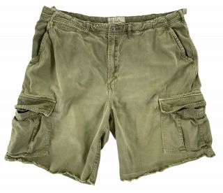 American Eagle Men’s Vintage High Rise Cargo Shorts Distressed Size 38
