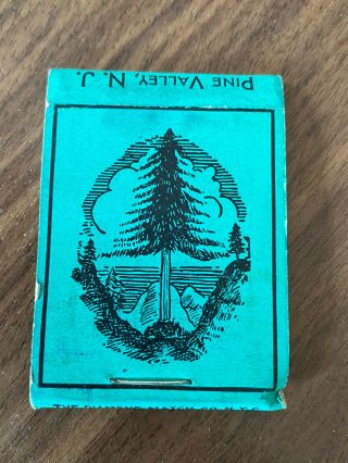 Sf8 Vintage Matchbook Cover Pine Valley Golf Club
