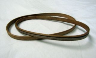 Vintage Duchess oval felt lined Wood Embroidery Hoop,  6 X 3 ½” 2