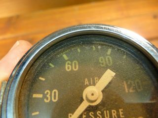 Vintage Stewart Warner Air Pressure Gauge 0 - 150 2