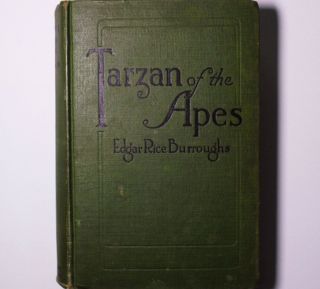 Vintage 1914 Book Tarzan Of The Apes By Edgar Rice Burroughs Hardcover