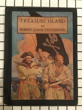 1911 Treasure Island Robert Louis Stevenson Illustrated N.  C.  Wyeth Hc Scribner 