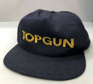 Vintage Top Gun Snapback Hat Made In Korea Goose Maverick Movie