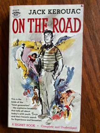 On The Road By Jack Kerouac 1st Edition/printing 1958 Signet Paperback